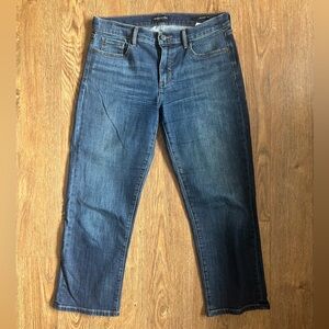Banana Republic Women’s Straight Jeans in Deep Blue Girlfriend Style Size 29